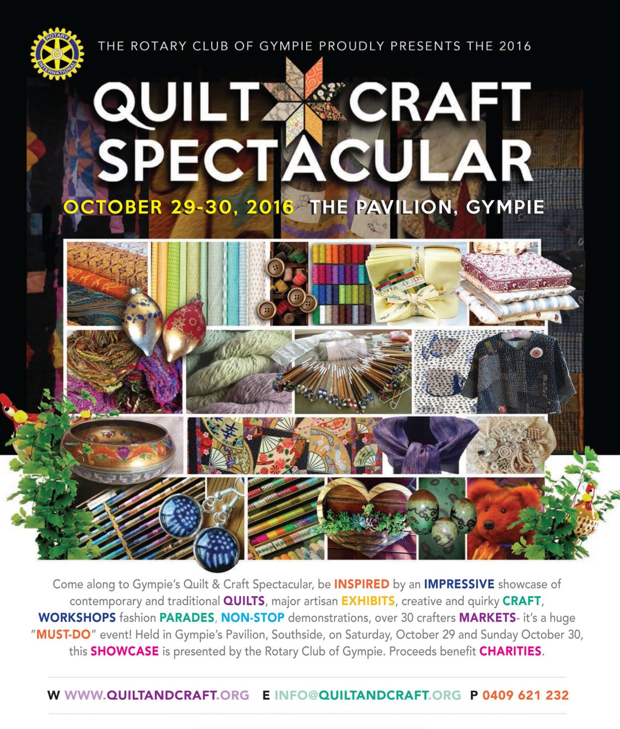 The Gympie Rotary Quilt & Craft Spectacular Little Haven Palliative Care