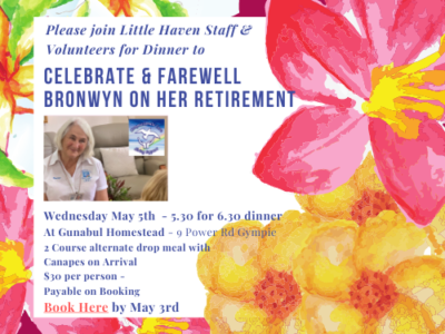 Bronwyn McFarlane Farewell Dinner Tickets