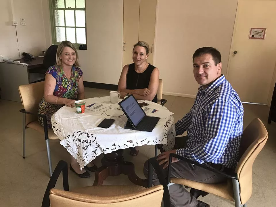 Little Haven Palliative Care meeting with Feral MP Llew O'Brien