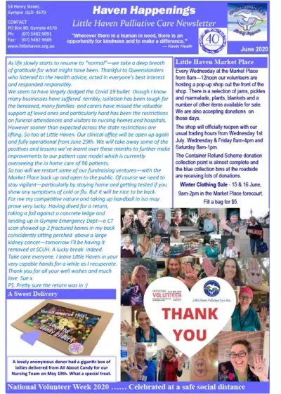 June 2020 Newsletter