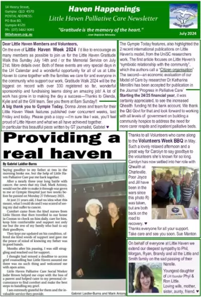 Little Haven Happenings July 2024